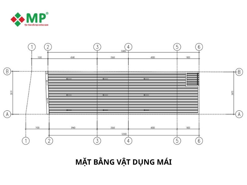 Ký hợp đồng sửa nhà trọn gói – Biến nhà cấp 4 cũ thành tổ ấm hiện đại 6 Bản vẽ thi công phần mái của nhà anh Chinh